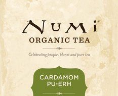 Numi Organic Chocolate Pu-erh Tea, Full Leaf Black Pu-erh Tea, 16 Count Tea Bags N36
