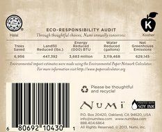 Numi Organic Chocolate Pu-erh Tea, Full Leaf Black Pu-erh Tea, 16 Count Tea Bags N37