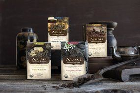 Numi Organic Chocolate Pu-erh Tea, Full Leaf Black Pu-erh Tea, 16 Count Tea Bags N49