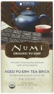 Numi Organic Chocolate Pu-erh Tea, Full Leaf Black Pu-erh Tea, 16 Count Tea Bags N50