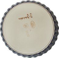 Boleslawiec Stoneware - Polish Pottery Pie Plate or Quiche Baker - Eva&#039;s Collection &quot;Green Garden&quot; N3