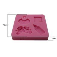 Joylive 3D Vege Feeder Fondant Cake Chocolate Sugarcraft Mold Mould Cutter Silicone Tools DIY N3