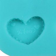 QINF Silicone 9 Pieces Loving Heart Trawberry Shape Fondant Cake Mold,8.2x8.2x1.3cm N7