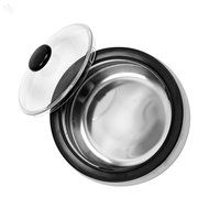 Milton 600/1500/2000ml 3-Piece Thermo Hot-Pot Insulated Casserole Gift Set, Medium, Steel N3