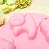 Mummy Halloween Fondant Cake Mold Silicone Baking Mould N3