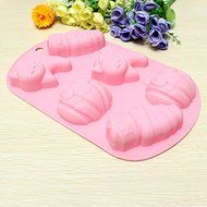 Mummy Halloween Fondant Cake Mold Silicone Baking Mould N5