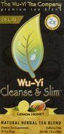 The Wu Yi Tea Company Tea Hny Lemon Clns and Slim, 25-Count