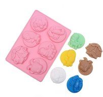 Yonger 6 Cavity Paw Baking Silicone Mold Cake Mold Cookie Mold Pudding Mold Jelly Mold N4