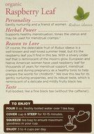 Traditional Medicinals Organic Raspberry Leaf Herbal Tea Caffeine Free 16 Bags Pack of 3 N2