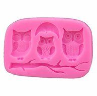 &quot;3D Silicone Owls Moon Fondant Chocolate Mold Mould Cake DIY Decoration&quot; shopping