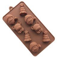 KOX Silicone Holiday Candy Molds,Chocolate Molds,Silicone Molds,Soap Molds,Silicone Baking Molds,Craft Mold N14