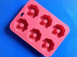 Creativemoldstore 1pcs New style Pumpkin Flowers (HY1-146) Food Grade Silicone Cake/Jelly/Pudding/Ice DIY Mold N3