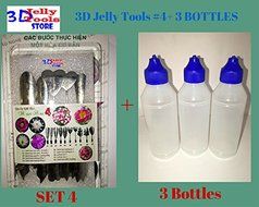3D Jelly Cake Tools - Type 4 and 3 Bottle 3D Jelly Tools not include needle