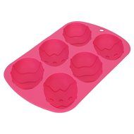Pink Easter Egg Chocolate Mould Mold Cake Candy Baking Silicone Tray Pan N4