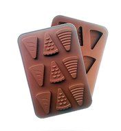 Dessert Cake Pie Slices 9 cavity Silicone Mold for Fondant Chocolate Crafts