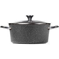 Starfrit 7.2 quart Stock Pot with Lid, Black