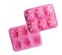 Love Animals Shape Silicone Lollipop Mold Lollipops Mold Cake Mold Baking Chocolate Ice Lattice Bakeware Mold