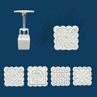 Gaosaili Mid-Autumn Festival Hand-Pressure Moon Cake Square Mould N5