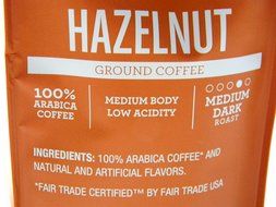 Wellsley Farms Hazelnut Ground Coffee Medium Dark Roast Rich and Flavorful, 2 Lbs N2