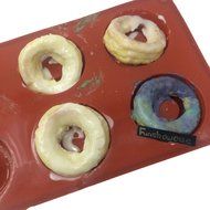 Funshowcase Donut Silicone Mold 6 Cavity 30x17x2cm N3