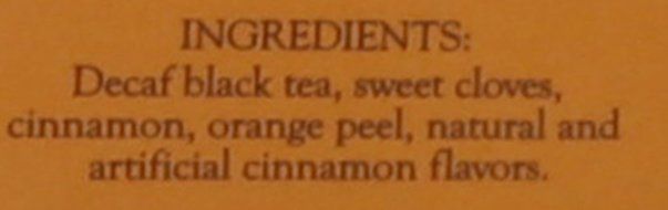 Harney and Sons Decaf Hot Cinnamon , Decaf Flavored Black 20 Sachets per Tin 1.4oz N4