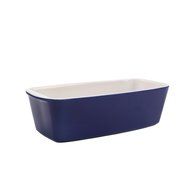 PREMIER HOUSEWARES OVENLOVE 1.5L MICROWAVEABLE BAKING LOAF DISH IMPERIAL BLUE N2