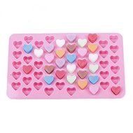 Yunko Silicone Mini Heart Shape Ice Cube Candy Chocolate Baking Cake Mold, Pack of 2 N5