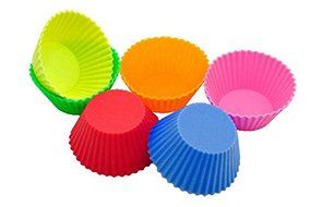 Muffin Cup Silicone Cake Mold Colorful Cakecups Mould For Puffs Ice Cube 7Cm Kitchen Tools