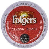 Folgers Classic Roast Coffee Keurig K-Cups, 72 Count N3