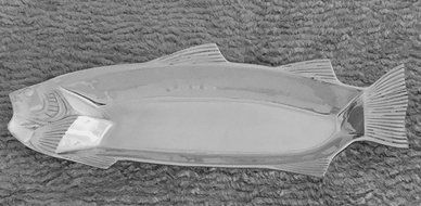 PEWTER FISH BAKEWARE-LARGE