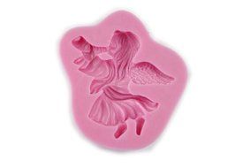 SHINA Blowing Song Angel Fondant Soap SugarCraft Cake Cookie Deco Silicone Mold