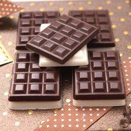 LUCKYAZ 1pcs 12-Cavity Silicone Chocolate Mold Bar Cake Sugarcraft Sugar Baking Pattern