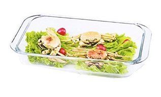 Uniware 3 Liter Rectangular Glass Bakeware with Handle [B4800-3c]