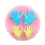 AmaranTeen - 3D hand silicone mold,Fondant Cake Decorating Tools