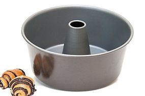 Culina Premium Nonstick Angel Food Cake Pan 5&quot; Deep. 0.6 mm