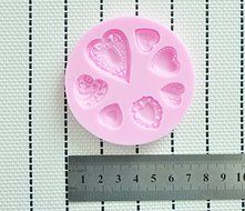MathildaBaking Collection - Heart Gems Mold Decorations Silicone Mold Silicone Fondant Lace Molds Serie - Christmas... N3