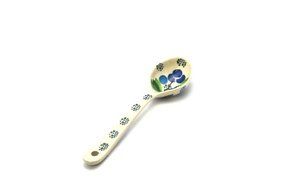 Polish Pottery Spoon - Medium - Blue Berries