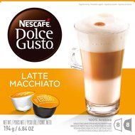 Nescafe Dolce Gusto for Nescafe Dolce Gusto Brewers, Latte Macchiato, 16 Count