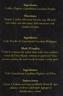 Organo Gold Gourmet Cafe Noir, Black Coffee (1 Box of 30 Sachets) N4