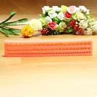 3D Bead Pearl Silicone Fondant Mold Cake Edge Decoration N4