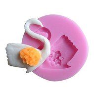 Tint 1PCS Swan Shaped Silicone Molds For Cake