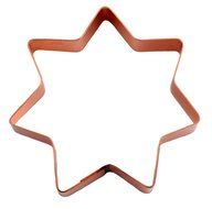 Obtuse Heptagram Heptagon Seven-Sided Polygon Sheriff Police Badge Cookie Cutter
