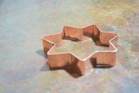 Obtuse Heptagram Heptagon Seven-Sided Polygon Sheriff Police Badge Cookie Cutter N2