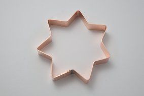 Obtuse Heptagram Heptagon Seven-Sided Polygon Sheriff Police Badge Cookie Cutter N3