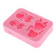 QINF 3D Baby Fondant Cake Mold,Food-grade Silicone Mold ,Chocolate Candy Soap Mold,Bakeware(Random Color) N2