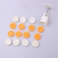 Cake &amp; Cookie Cutters 8 Styles Mooncake Mold Round Flower DIY Tool Decorate Pastry N2