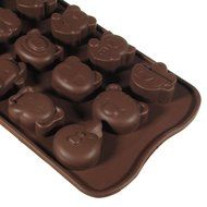 Silicone Cartoon Ice Cube Chocolate Candy Maker Mould Pan N6