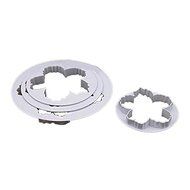 FSSR 4 Peony Flower Petal Fondant Sugarcraft Cake Cookie Cutter Decorating Mould