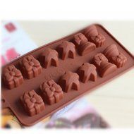 EVTECH(TM) Christmas Gift and Star Style Silicone Gel Non Stick Cake Bread Mousse Biscuit Ice Pudding Mold Chocolate...