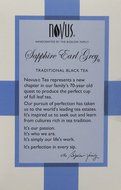 Novus Sapphire Earl Grey Tea, 12 Count Tea Bags N2